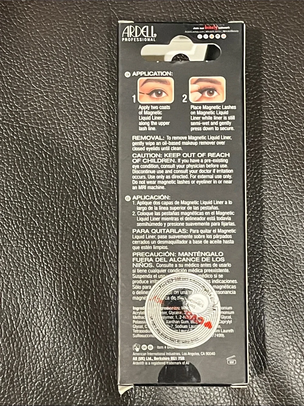 Ardell Magnetic Gel Eye Liner Waterproof, No Adhesive Needed, Long Lasting NIB